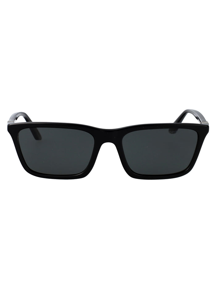 Emporio Armani Black Acetate Sunglasses