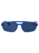 Emporio Armani Blu Opalino Brillante Acetate Sunglasses