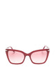 Emporio Armani Bordeaux Acetate Sunglasses