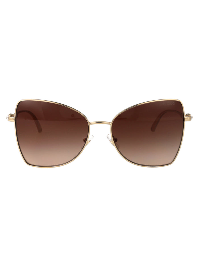 Jimmy Choo Steel Pale Gold Sunglasses