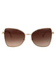 Jimmy Choo Steel Pale Gold Sunglasses