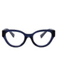 Miu Miu Blu Trasparente Acetate Glasses