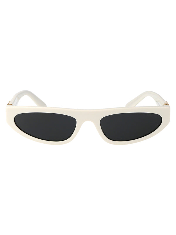 Miu Miu Bianco/Avorio Acetate Sunglasses