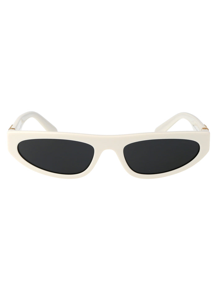 Miu Miu Bianco/Avorio Acetate Sunglasses