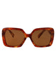 Miu Miu Light Havana Acetate Sunglasses