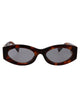 Miu Miu Mahogany Havana Acetate Sunglasses