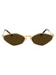 Miu Miu Metallic Gold Sunglasses