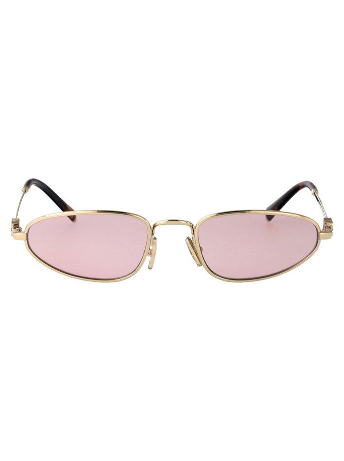 Miu Miu Oro Pallido Metal Sunglasses
