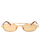 Miu Miu Ottone Metal Sunglasses