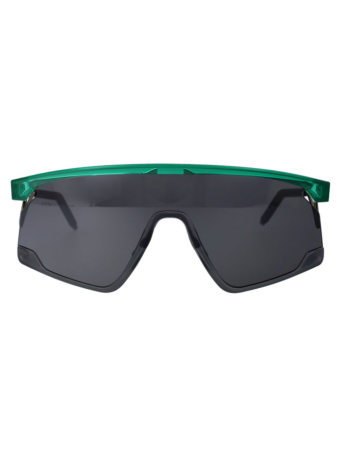 Oakley Transparent Viridian Acetate Sunglasses