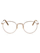 Oliver Peoples Gold Titanium Optical Glasses