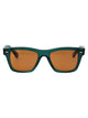 Oliver Peoples Translucent Dark Teal Acetate Sunglasses