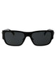 Versace Matte Black Metal Sunglasses