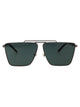 Versace Gunmetal Metal Sunglasses