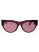 Versace Transparent Acetate Sunglasses