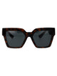Versace Havana Acetate Sunglasses