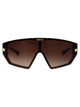 Versace Marrone Trasparente Injected Sunglasses