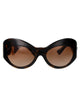 Versace Havana Injected Sunglasses