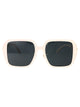 Versace Ivory White Acetate Sunglasses