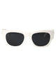Versace White Injectate Sunglasses