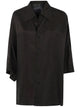 Ziggy Chen Short Sleeves Back Gathered Shirt