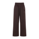 Pangaia Brown Straight Leg Cotton Track Pants
