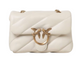 Pinko Bianco Seta Leather Shoulder Bag