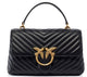 Pinko Black Luxury Leather Bag