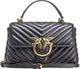 Pinko Black Leather Crossbody Bag