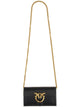 Pinko Nero Oro Chain Strap Wallet