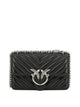 Pinko Black Leather Crossbody Bag