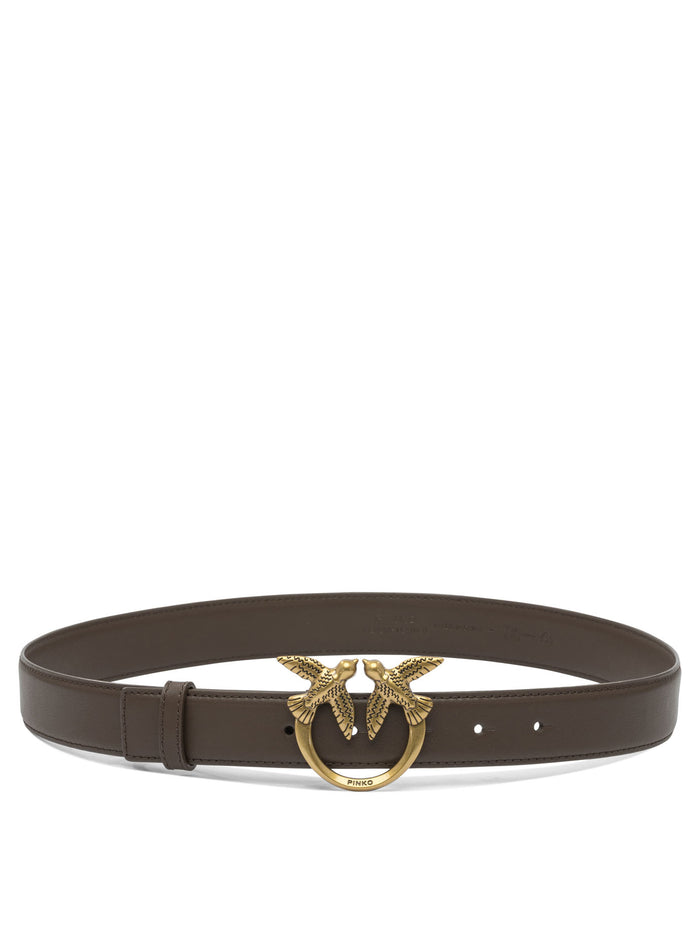 Pinko Brown Leather Belt