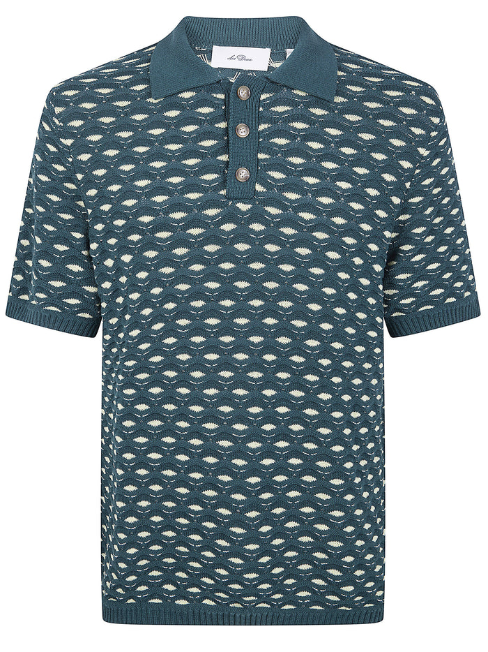 Les Deux "Esmay" Shell Knitted Polo Shirt