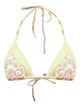 Versace Barocco Print Bikini Top