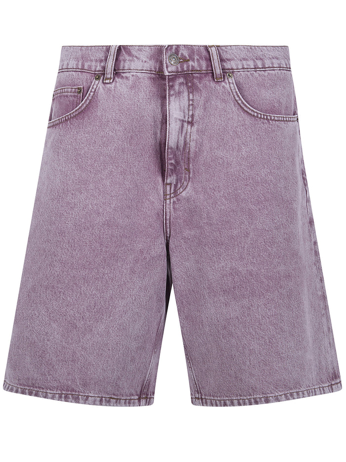 Les Deux "Ryder" Light Pink Denim Shorts