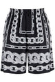 Versace Printed Silk Shorts