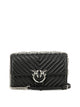 Pinko Black Leather Crossbody Bag