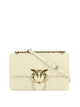 Pinko White Leather Crossbody Bag