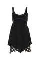 Versace Black Acetate Blend Mini Dress