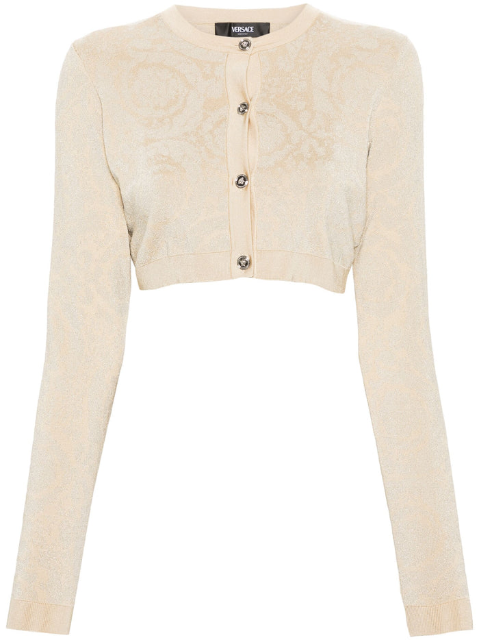 Versace Viscose Short Cardigan