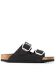 Birkenstock Arizona Big Buckle Black Leather Sandals