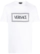 Versace Men White Cotton T-Shirt