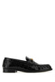 Versace Black Leather Medusa  95 Loafers