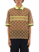 Gucci Gg Print Polo Shirt