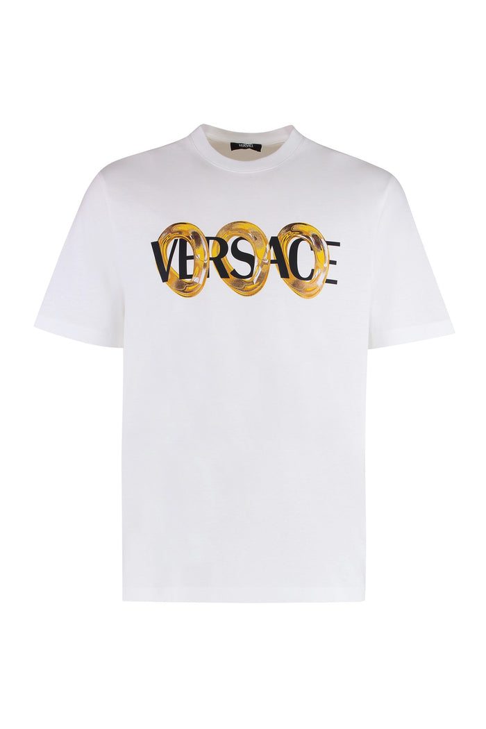 Versace Cotton Crew-Neck T-Shirt