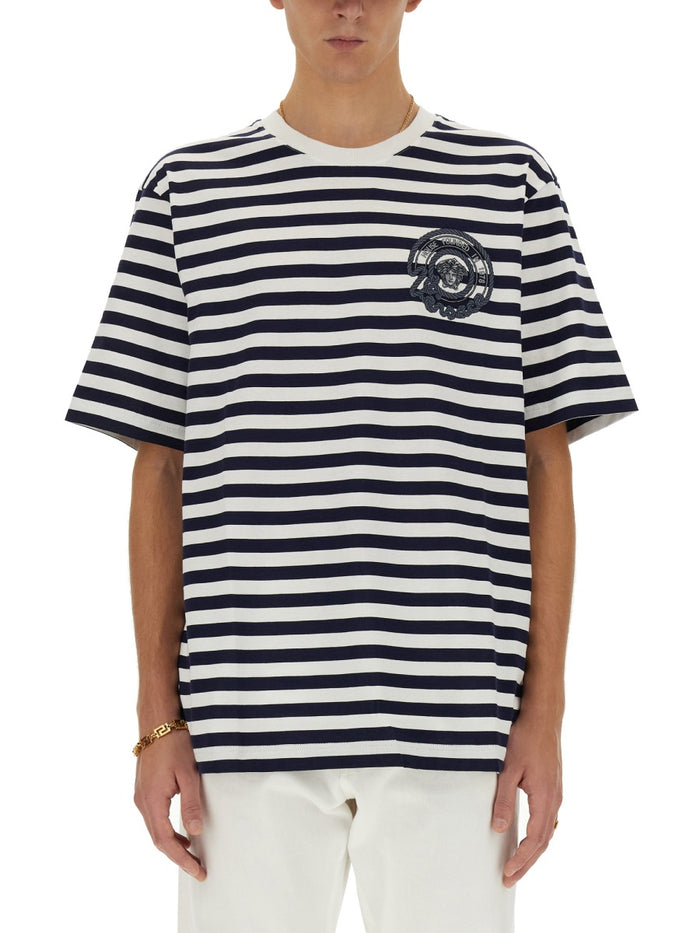 Versace Striped T Shirt