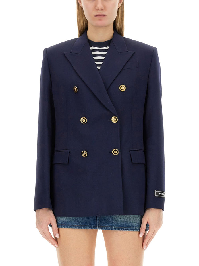 Versace Double-Breasted Blazer