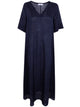 Why Ci V Neck Long Dress