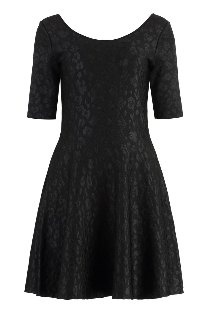 Versace Jacquard Knit Mini-Dress