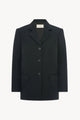 The Row Eudora Black Blazer